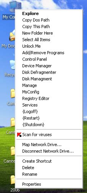 XP Context Tools screenshot 2