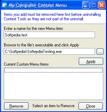 XP Context Tools screenshot 3