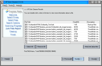 XP Disk Cleaner screenshot 6