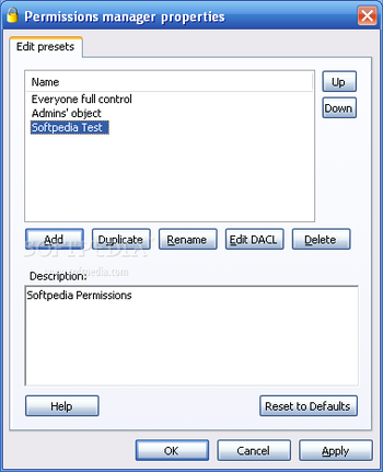XP Home Permissions Manager screenshot 3