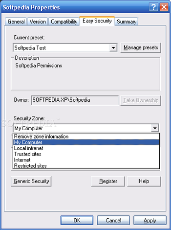 XP Home Permissions Manager screenshot 5