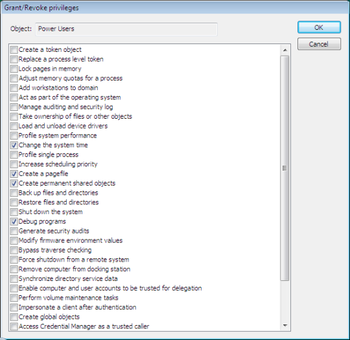XP Home User Manager screenshot