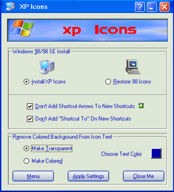 XP Icons screenshot