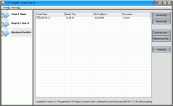 XP Registry Cleaner screenshot 3
