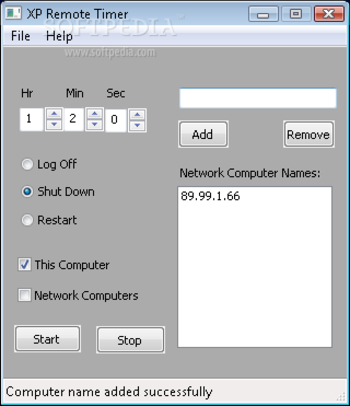 XP Remote Timer screenshot