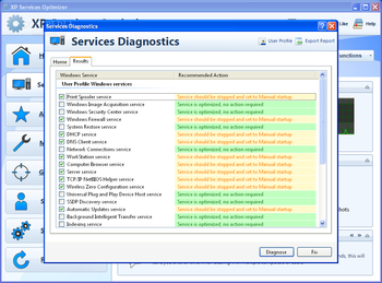 XP Services Optimizer screenshot 2