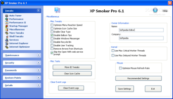 XP Smoker Pro screenshot 3