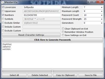 XPassGen screenshot