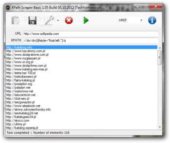 XPath Scraper Basic screenshot