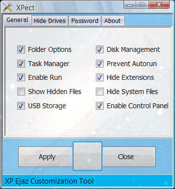 Xpect screenshot