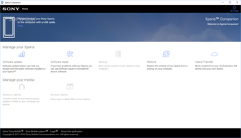 Xperia Companion screenshot