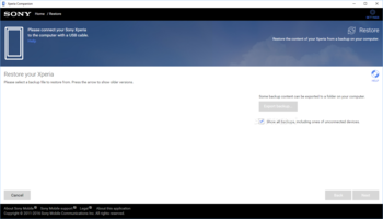 Xperia Companion screenshot 4