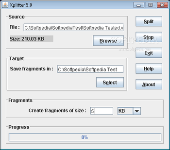 XPlitter screenshot