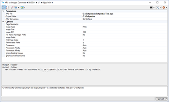 XPS to Images Converter screenshot 2