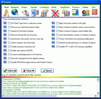 XPTuneup screenshot 2