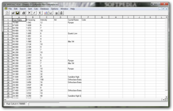 XRDCALC screenshot