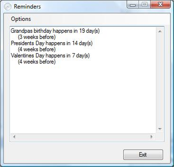 xRemind screenshot