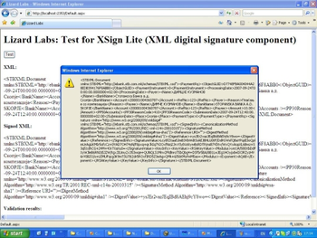 XSign XML Signature and Encryption Components screenshot