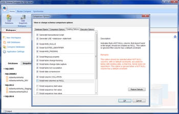 xSQL Schema Compare for SQL Server screenshot 3