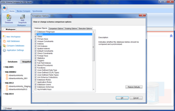 xSQL Schema Compare for SQL Server screenshot 5