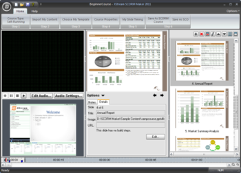 XStream SCORM Maker screenshot