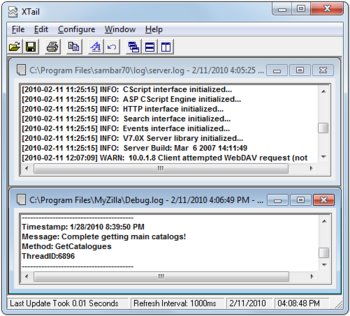 XTail screenshot
