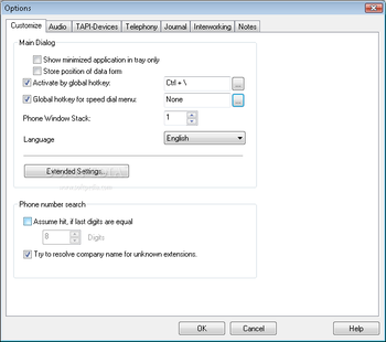 xtelsio CTI Client lite screenshot 3