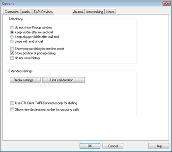 xtelsio CTI Client lite screenshot 5