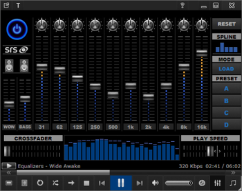 Xthree Windows Media Player Skin screenshot