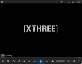 Xthree Windows Media Player Skin screenshot 2