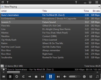 Xthree Windows Media Player Skin screenshot 7