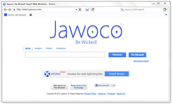 Xtravo Web Browser screenshot