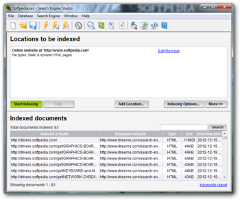 Xtreeme Search Engine Studio screenshot