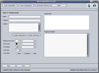 Xtreme Salesletter Pro screenshot