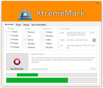 XtremeMark Portable screenshot 2