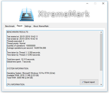 XtremeMark Portable screenshot 3