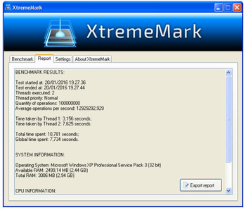 XtremeMark Portable screenshot 4