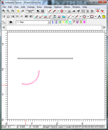 XTrkCAD screenshot