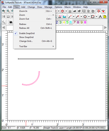 XTrkCAD screenshot 3