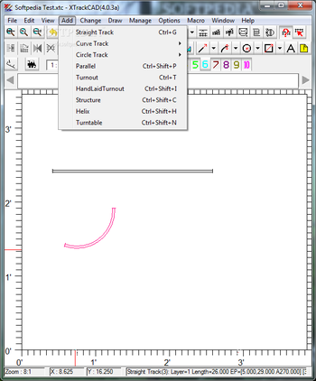 XTrkCAD screenshot 4