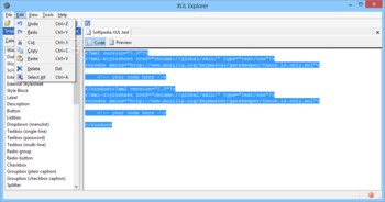 XUL Explorer screenshot 2