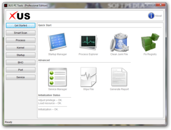 XUS PC Tools Professional Edition screenshot