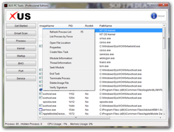 XUS PC Tools Professional Edition screenshot 3