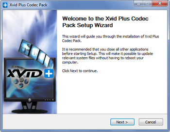 Xvid Plus Codec Pack screenshot