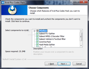 Xvid Plus Codec Pack screenshot