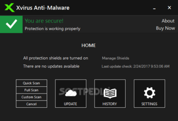 Xvirus Anti-Malware screenshot