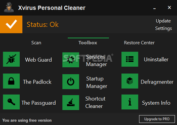 Xvirus Personal Cleaner screenshot 2