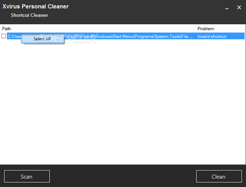 Xvirus Personal Cleaner screenshot 5
