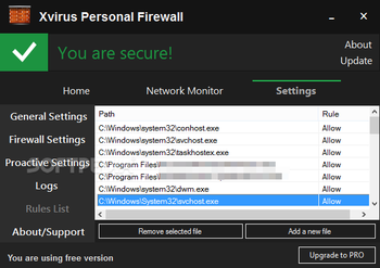 Xvirus Personal Firewall screenshot 6