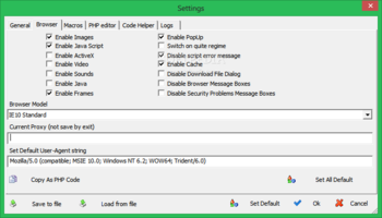 XWeb Human Emulator Standard (formerly Browser Automation Studio) screenshot 12